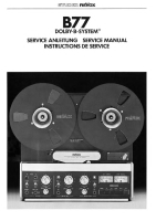 Revox B-77-Dolby-Service-Manual